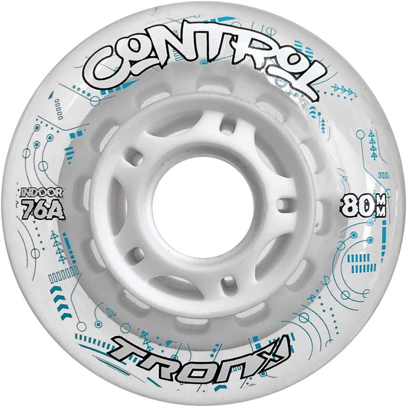 TronX Control Indoor Soft 76A Roller Inline Hockey Wheels - 59mm, 68mm, 72mm, 76mm & 80mm Hi-Lo - Image 2